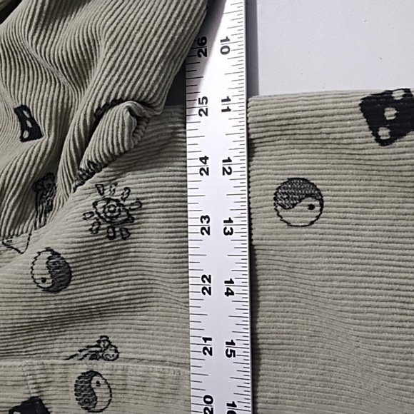 Lucky Green Craps High Roller Corduroy Button-Down Dice Shirt 100 % Cotton Large - Picture 4 of 11